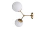 Opviq Damar - 6341 Lámpara de pared Amarillo y Blanco